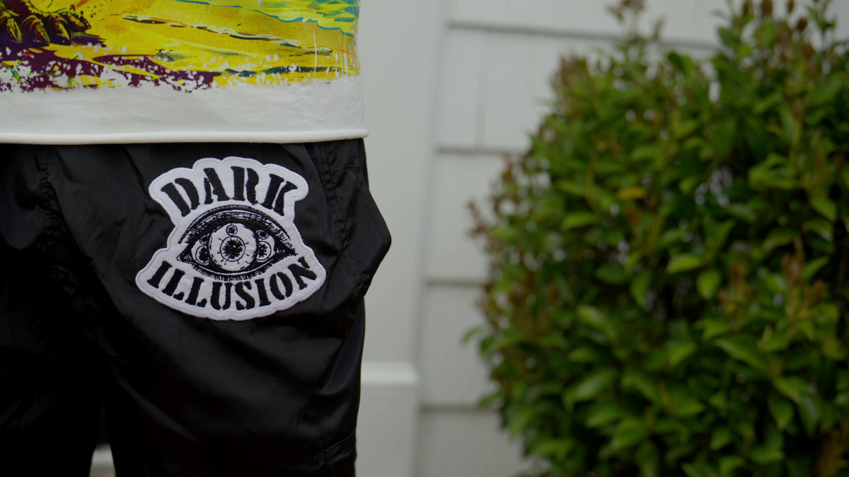 Illusion Eye Multi-Pocket Cargo Pants